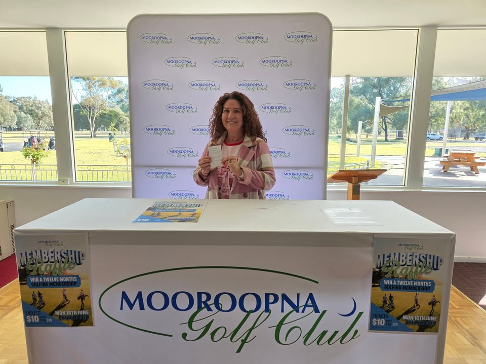 Featured image for “12-Month Golf Membership Giveaway: Welcome Lynn McKenzie to Mooroopna Golf Club!”