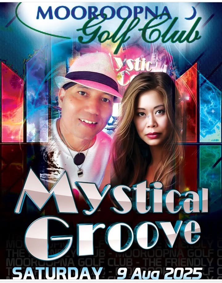 Featured image for “Live Music Extravaganza: Mystical Groove at Mooroopna Golf Club”