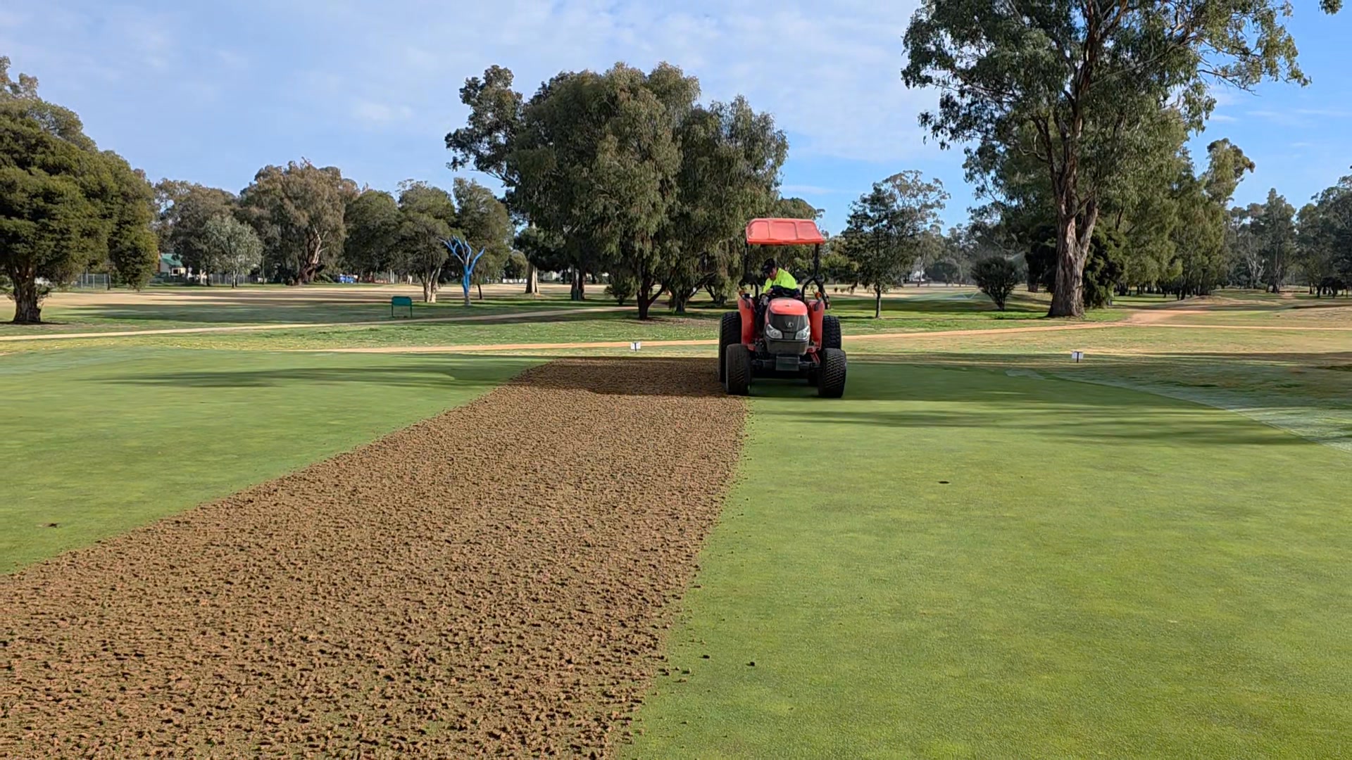 Featured image for “Greens Coring Update: Course Reopens at Mooroopna Golf Club”