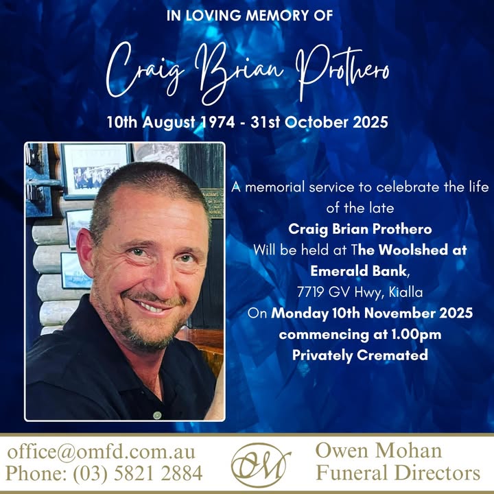 Featured image for “Remembering Craig Prothero: A Tribute to Our Former Club Manager”