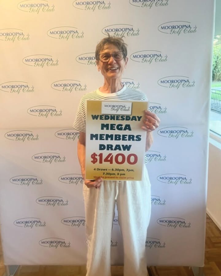Featured image for “Mooroopna Golf Club Mega Members Draw: $1.4K Jackpot Winner Announced”