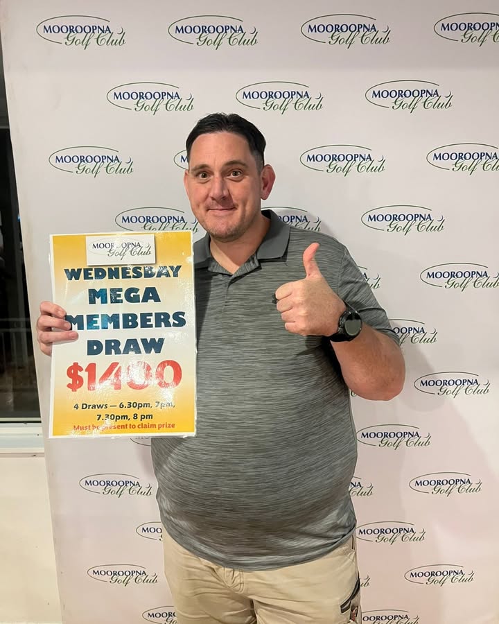 Featured image for “Congratulations Brad Trewin – $1400 Wednesday Mega Members Draw Winner”