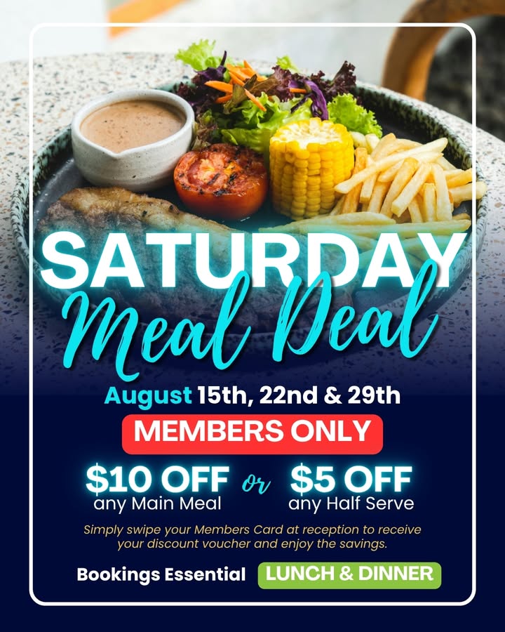 Featured image for “Saturday Meal Deal for Members at Mooroopna Golf Club”