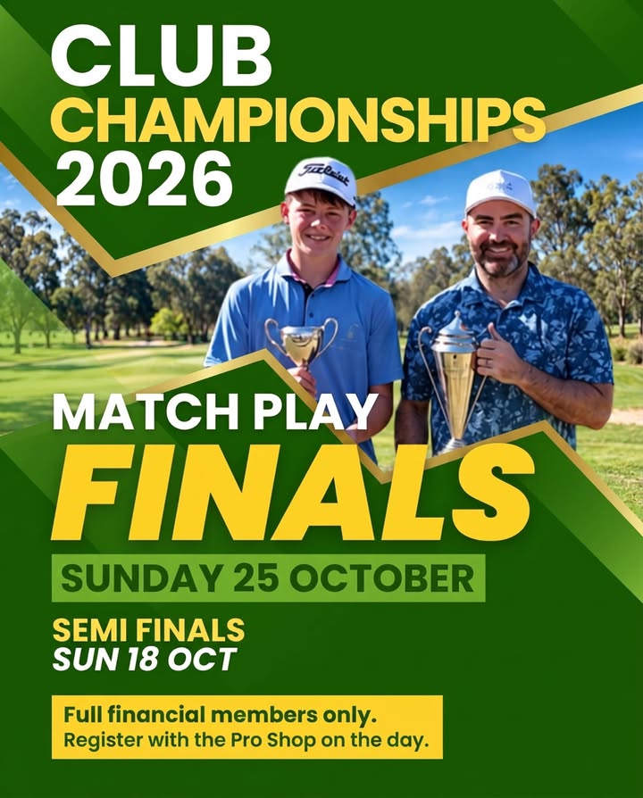 Featured image for “Club Championships 2026 Final Qualifying at Mooroopna Golf Club”